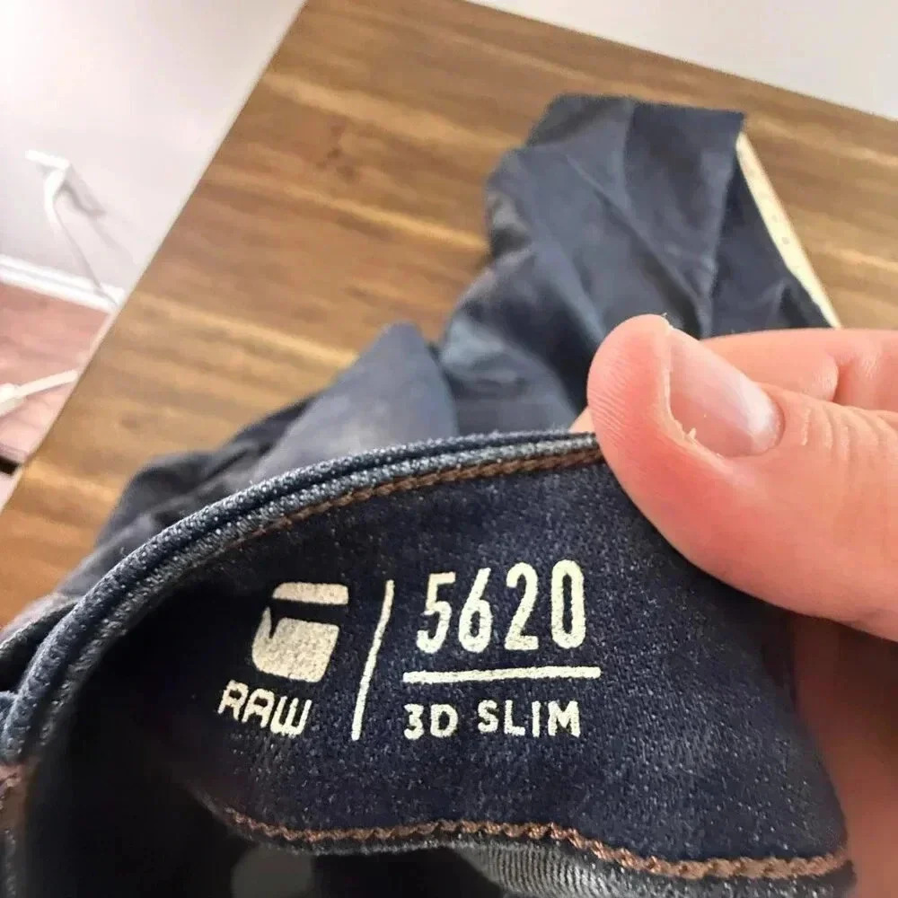 G-Star Raw 3D Slim Moto Jeans Double Knee 29x29 - Picture 6 of 7